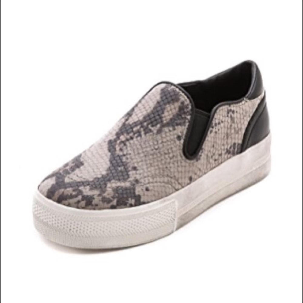 Ash Jungle Platform Slip On Sneaker Snakeskin Women’s Size 10